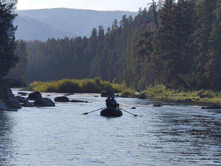 raft on the blackfoot river
