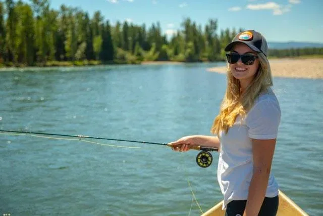 Flathead river lady fishing