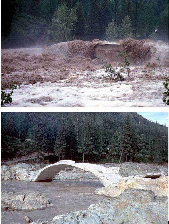 Middle fork of flathead flood of 64