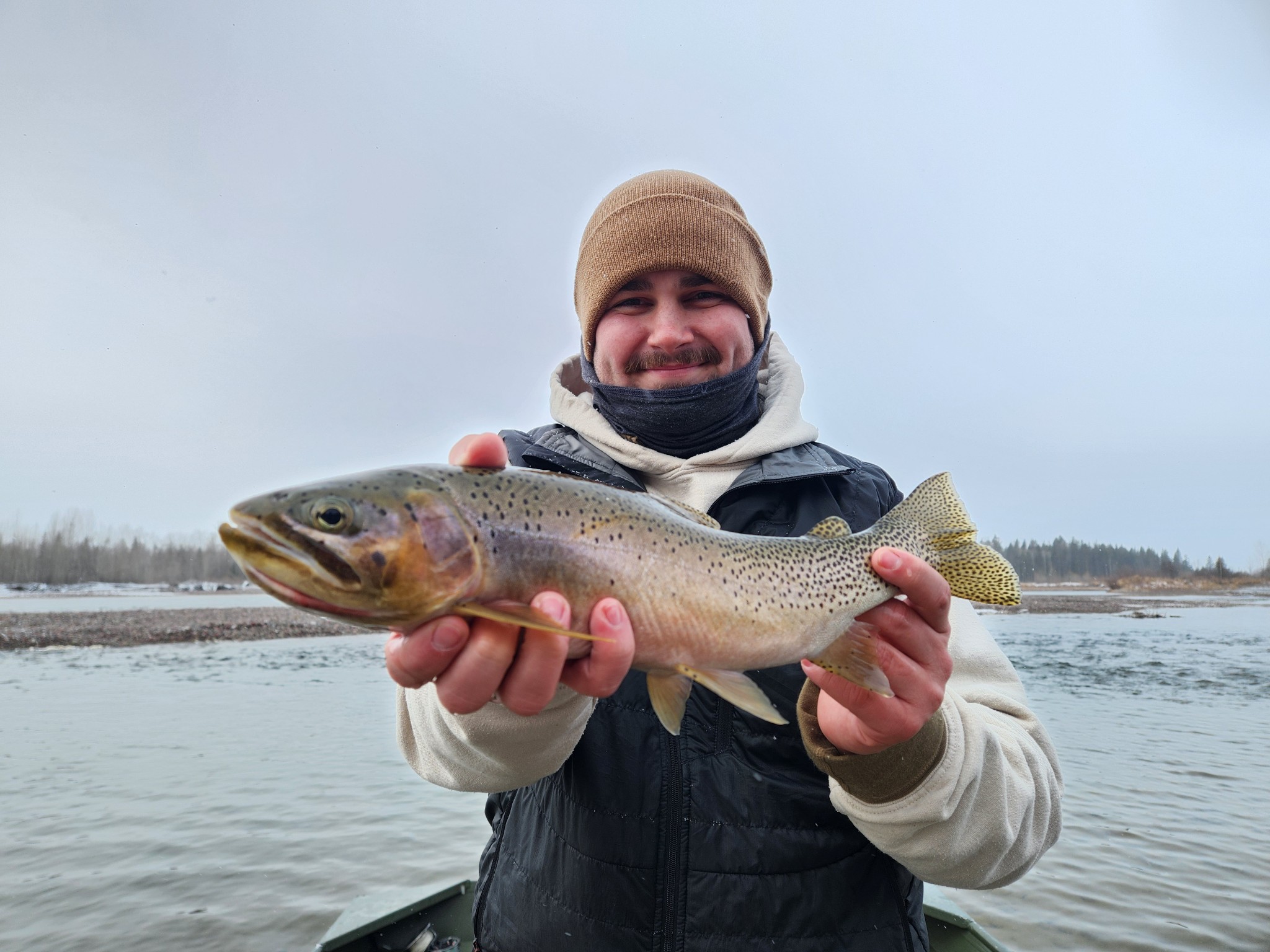 beautiful winter cutthroat