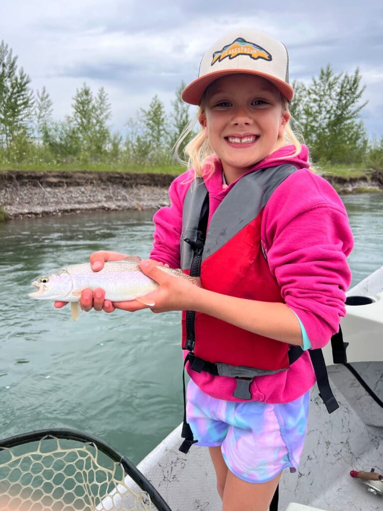 all smiles on the Flathead