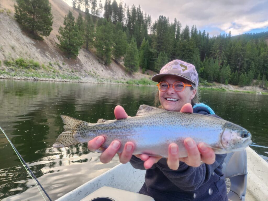Hallie on the Clark Fork
