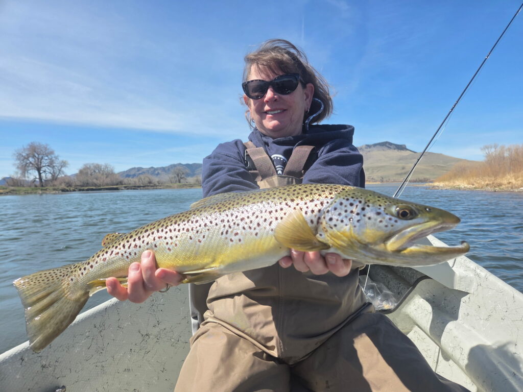Missouri River spring brown